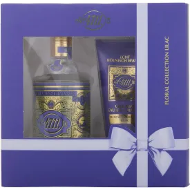 4711 FLORAL COLLECTION by 4711 - LILAC SET-EAU DE COLOGNE SPRAY 3.4 OZ & SHOWER GEL 1.7 OZ - Unisex