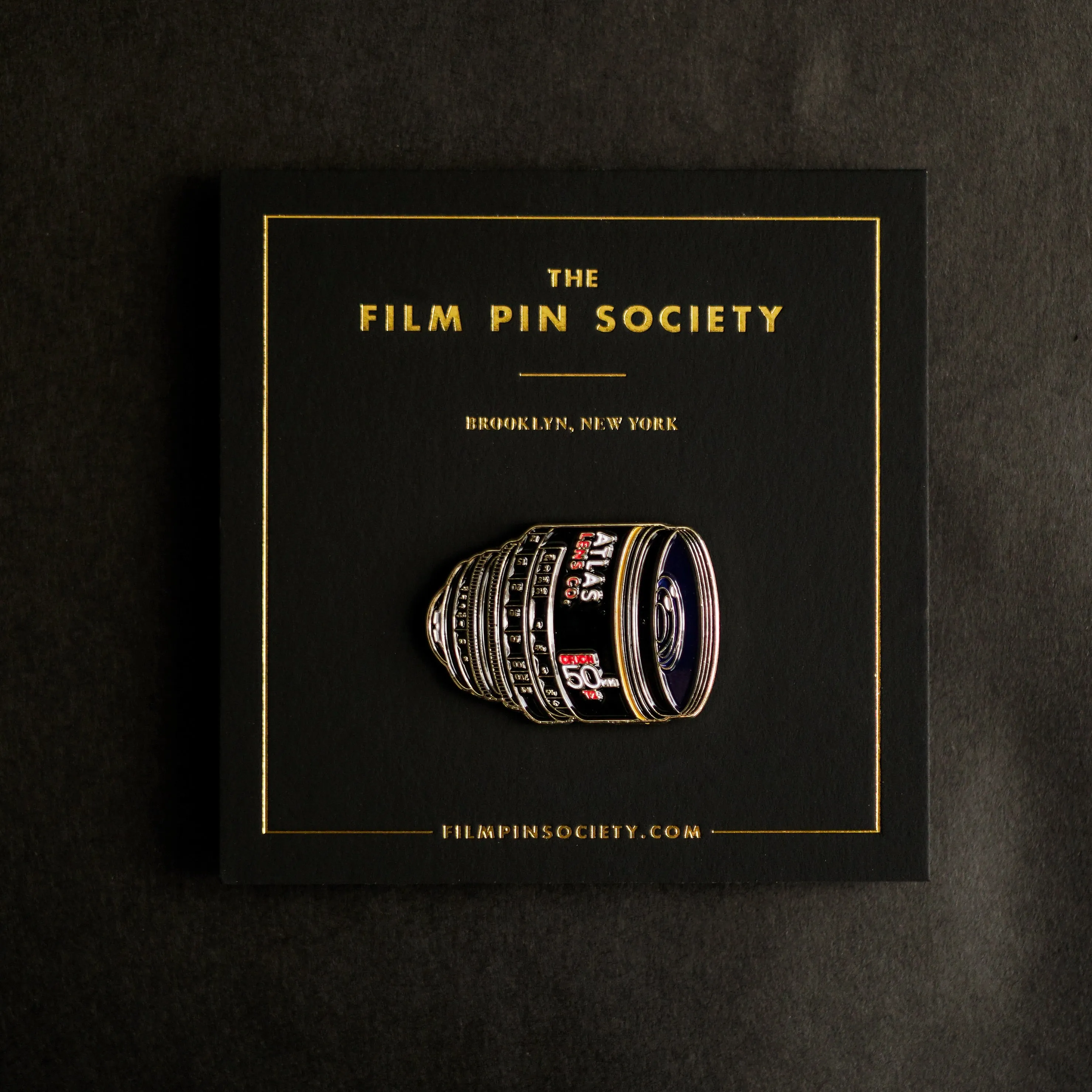 50mm Lens Enamel Pin