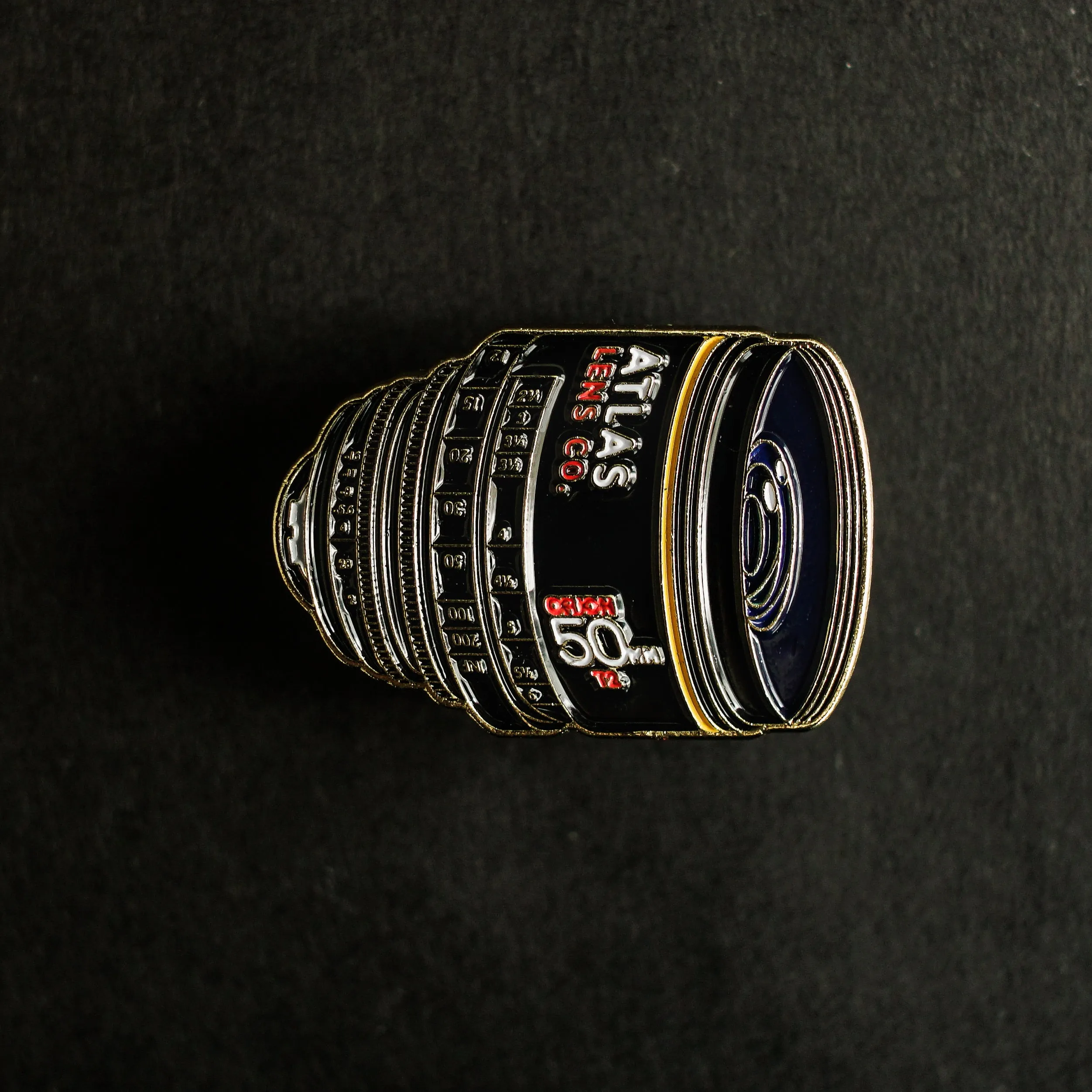 50mm Lens Enamel Pin