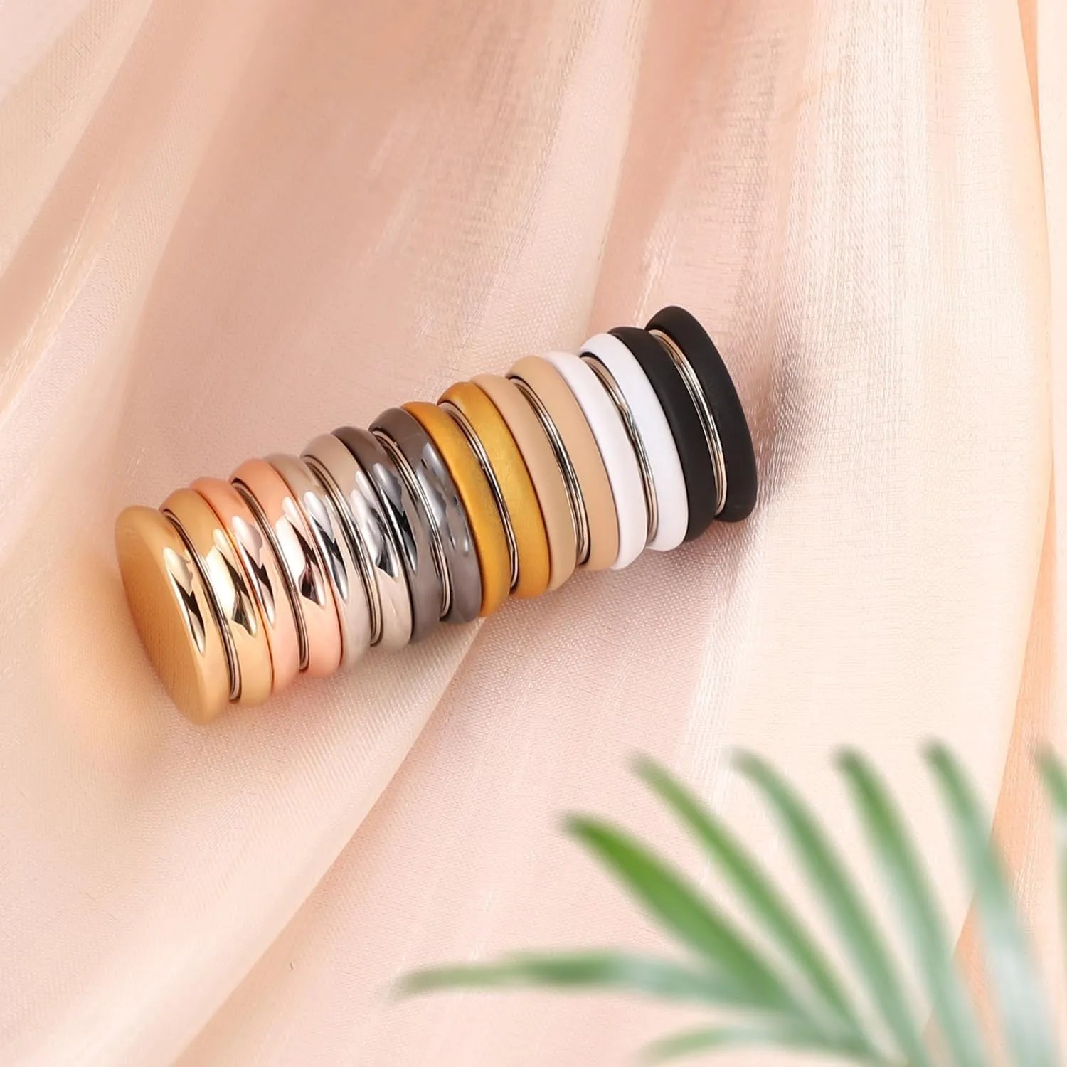8Pcs Hijab Magnetic Pins, Strong Clothes Hijab Magnets Multi-Purpose Colorful Magnetic Scarf Clasp Pinless Brooch Hijab Pins Buttons for Women Clothing Dress Scarves (Matte Plating)