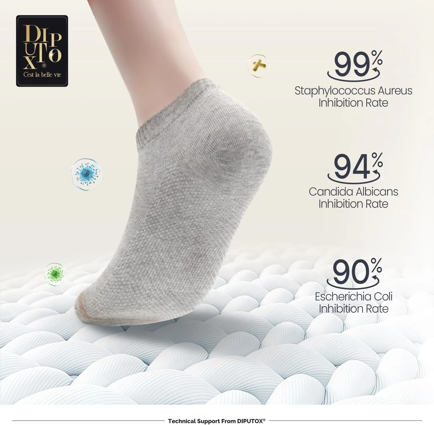 Ankle Cotton Socks for Men & Women,Aromatic Scent,No Show Arch Compression,Ideal for Running/Hiking/Gifts