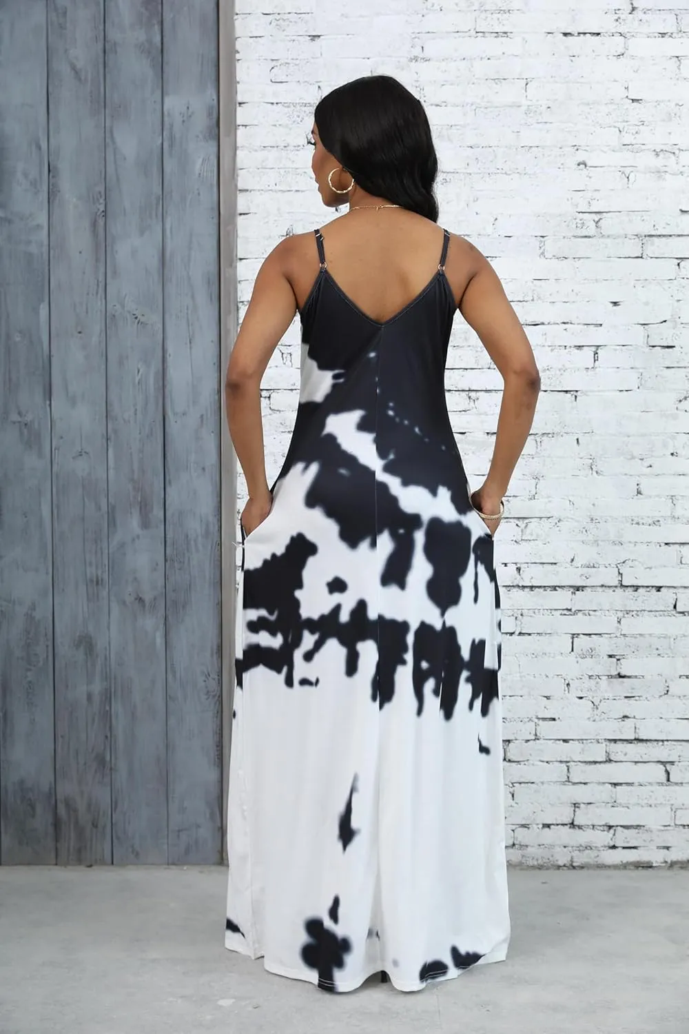 BessCops Summer Maxi Dresses for Women 2025 Plus Size Sundresses Casual Fashion Sleeveless Loose Long Sexy Dress with Pockets