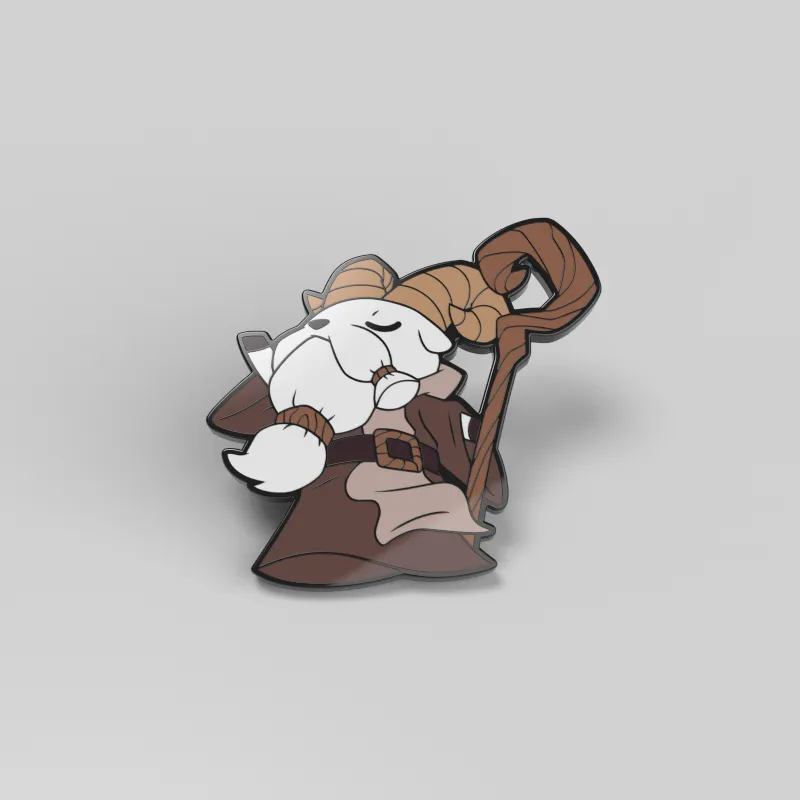 Cedar the Twig Sage Enamel Pin
