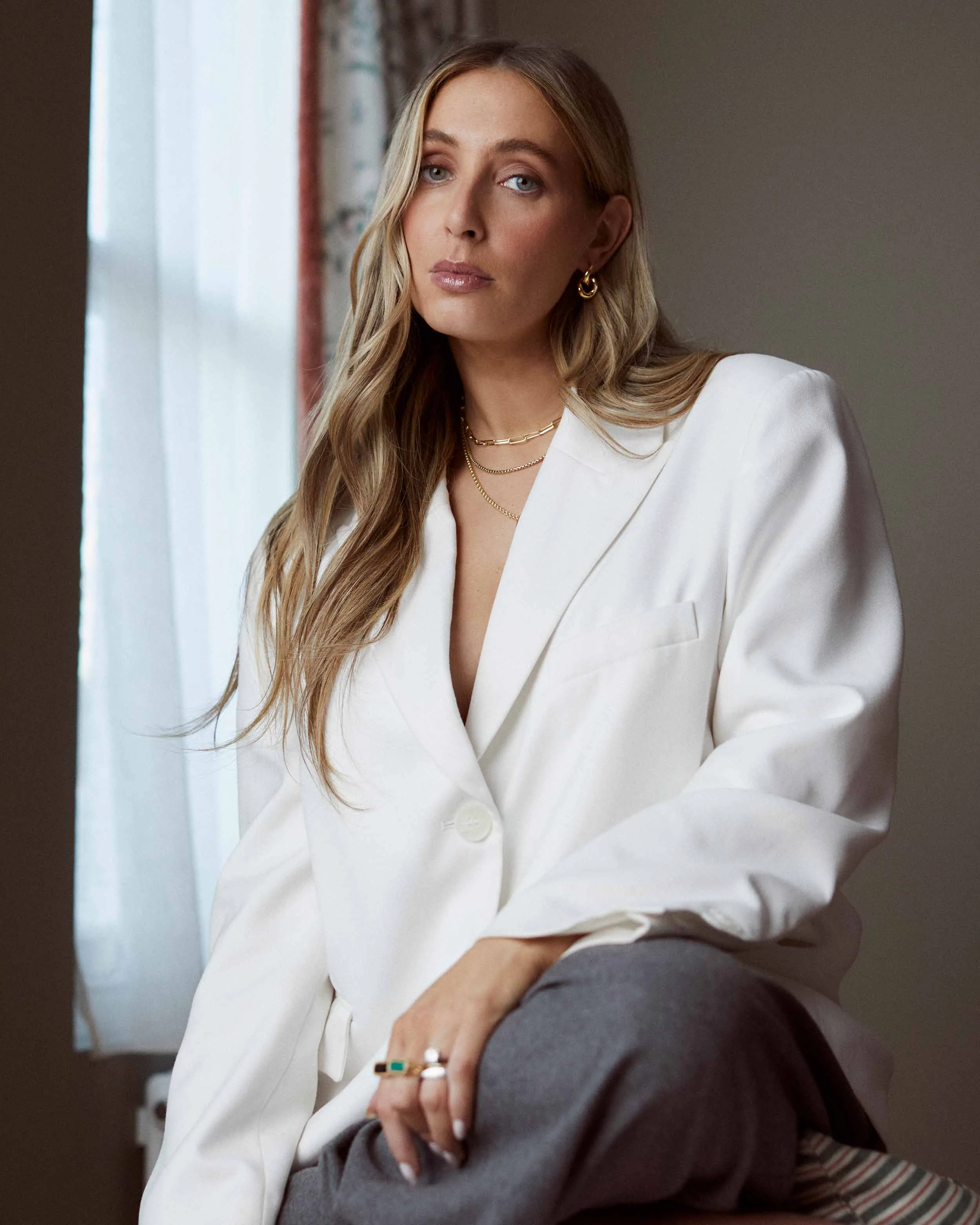 Charlotte Collins Twist Hoop Earrings - Gold