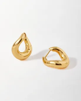 Charlotte Collins Twist Hoop Earrings - Gold