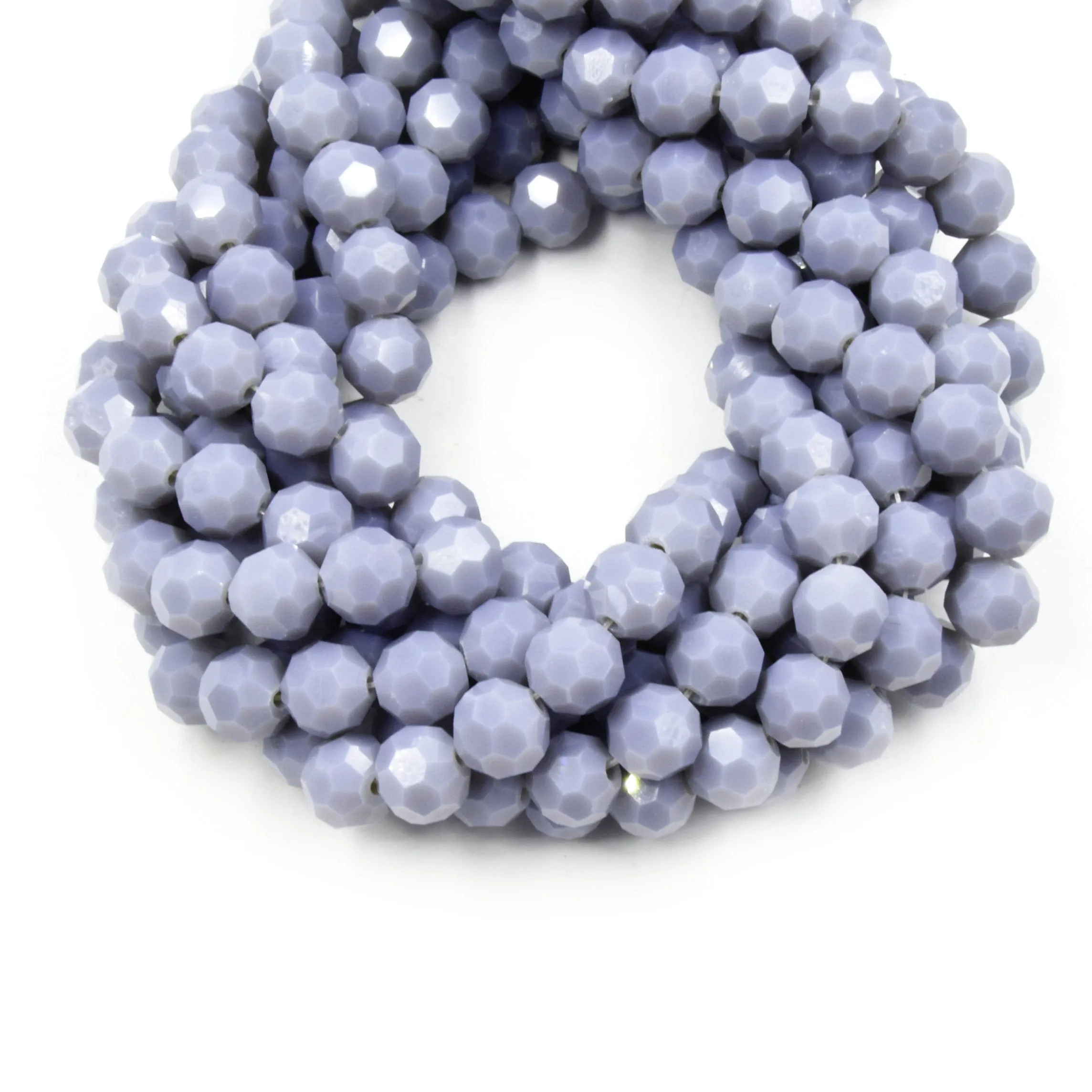 Chinese Crystal Beads 10mm Faceted Round Available in Clear, Gray, Black, Blue, Green, Rainbow, and Red Colors.