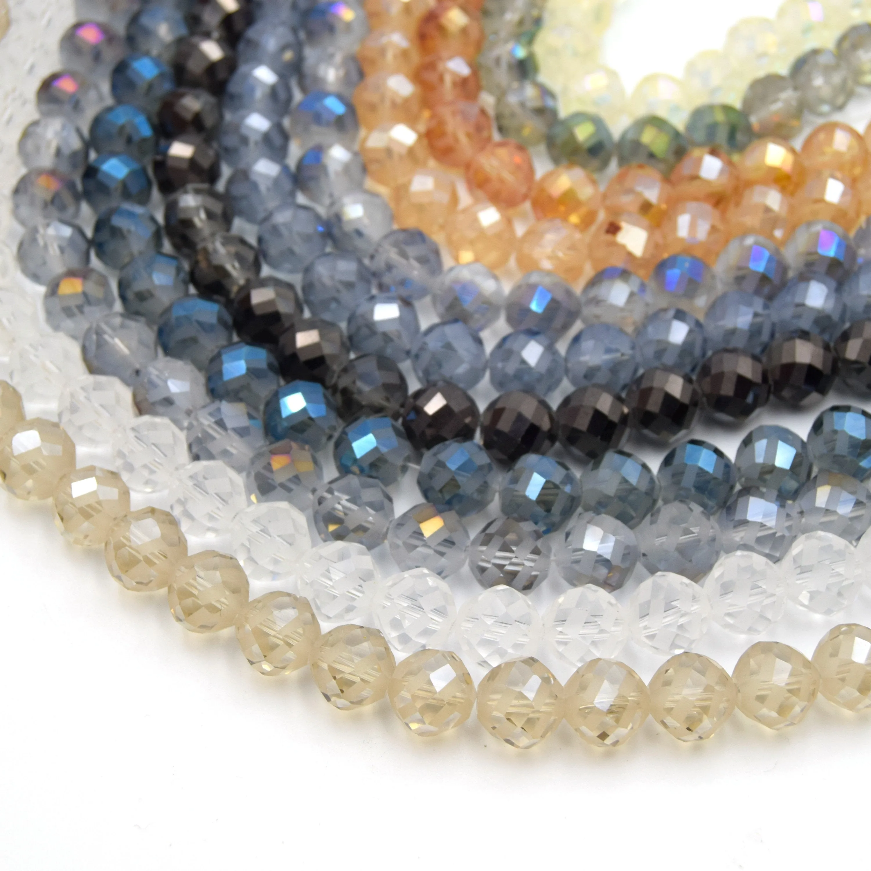 Chinese Crystal Beads | 12mm Checkerboard Glass Beads