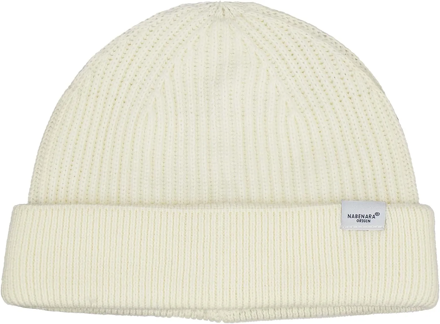 Clakllie Trawler Beanie Watch Hat Knit Cuffed Skullcap Roll-up Edge Stocking Hats Rolled Cuff Knitted Hat Ski Cap