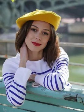 Classic Mustard French Beret - Made in France