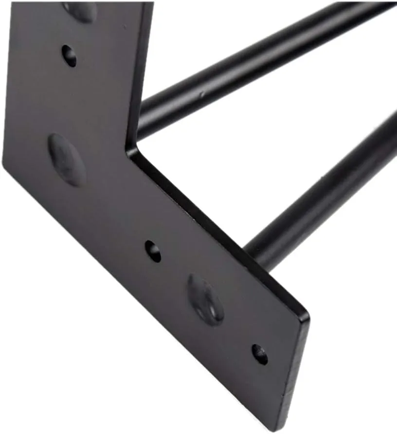 Coffee Table Table Legs Four-Piece Black Iron Cabinet feet - Ten Heights to Choose from, Modern Minimalist Table Legs Bookcase Foot Shoe Cabinet feet