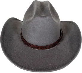 Cowboy Hat Men Western Cowboy Hat for Gentleman Lady Cowgirl Jazz Hat Wide Brim Felt Fedora Hat Sombrero Hombre