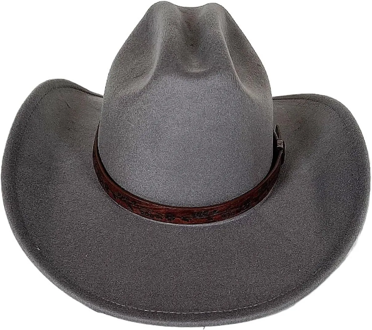 Cowboy Hat Men Western Cowboy Hat for Gentleman Lady Cowgirl Jazz Hat Wide Brim Felt Fedora Hat Sombrero Hombre