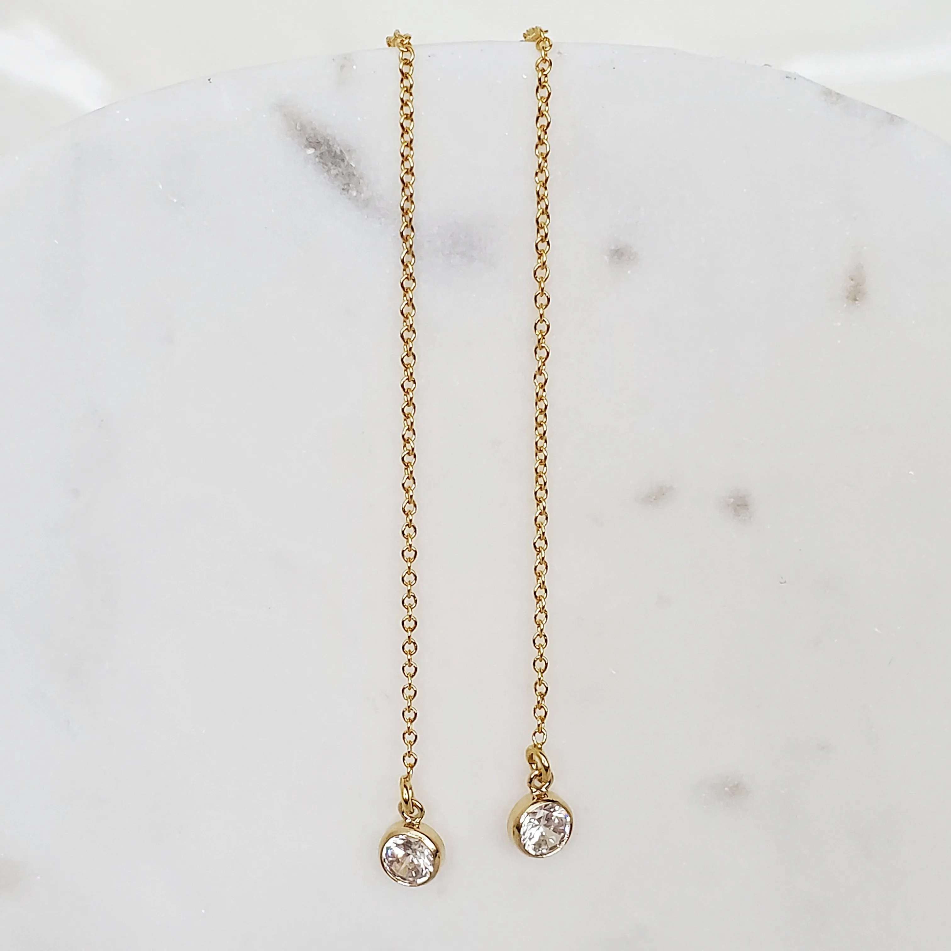 Cubic zirconia threaders