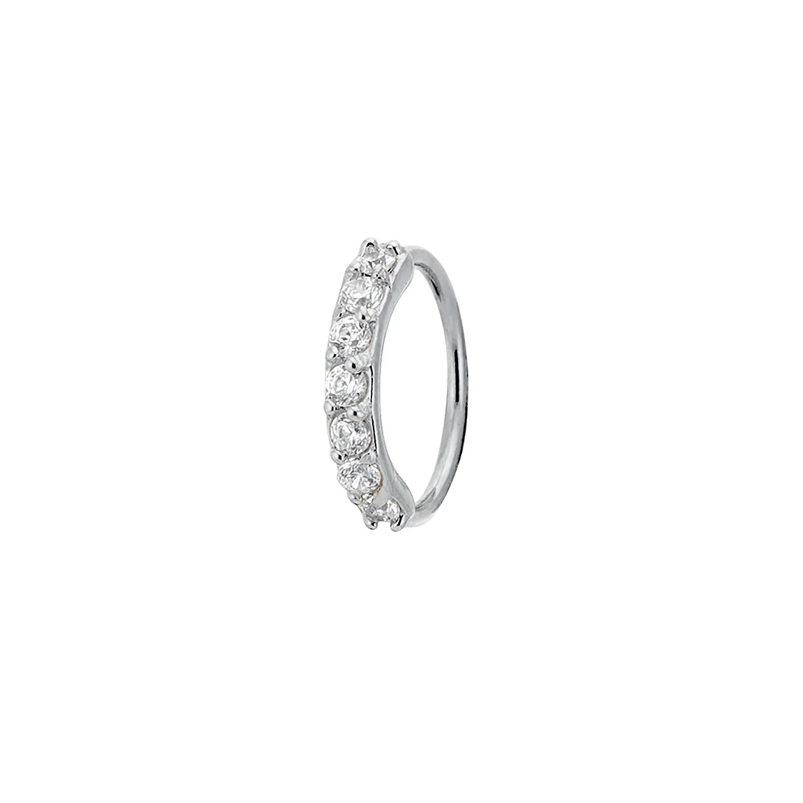 CZ Diamond Sparkle Hoops