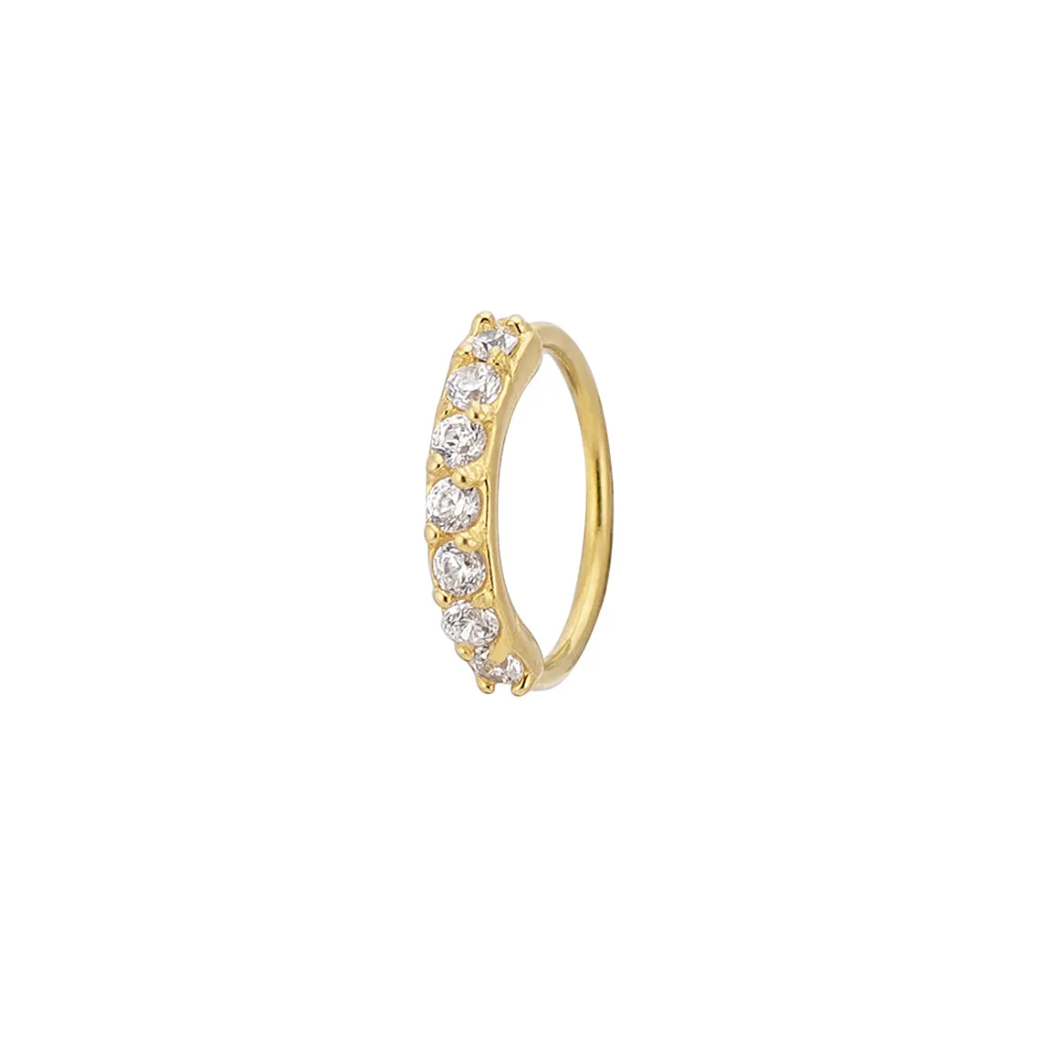 CZ Diamond Sparkle Hoops