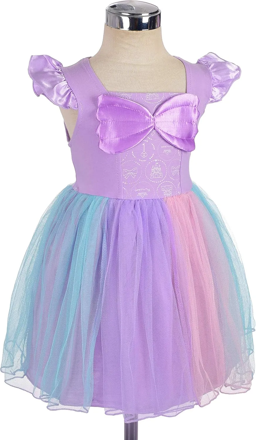 Dressy Daisy Princess Dress Up Clothes Halloween Fancy Party Tulle Skirt Summer Outfit for Baby & Toddler Girls