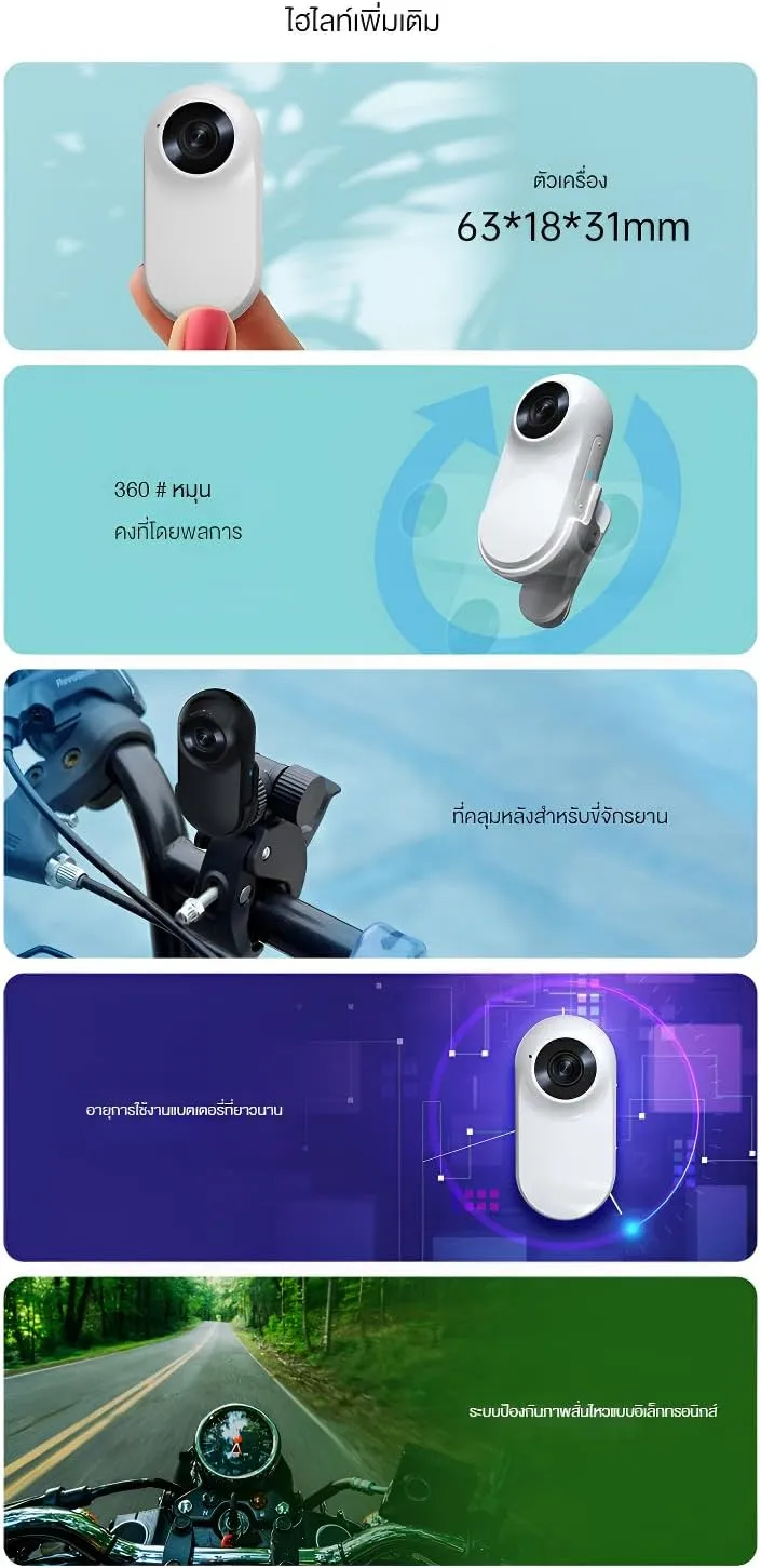 [Ellniges]Hands-Free Action Camera 360 Magnetic Wrable Camera for Skiing Recording, 150-Min Battery 380mAh Compact Design, 1080P Video Capture with k/Mount for Ouoor Sports