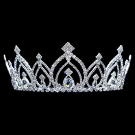 Extreme Sparkle 2.5" Clear Rhinestone Silver Tiara