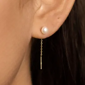 Fresh Water Pearl Threader,  Gold, Silver SHEMISLI - ST013 NOBKG