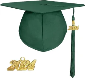 goprety Matte UNIS ex Graduation Cap with 13 Color Matched Tassel and 2025 Year Charm