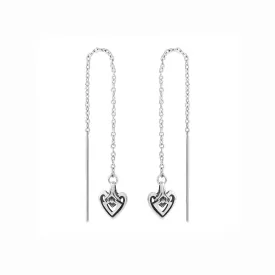 Heart Threaders Silver
