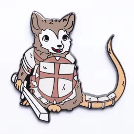 HYMGHO Dice: HYPN041 - Quest's Reward Fine Art Pin - Victor Silverfur Opossum Fighter