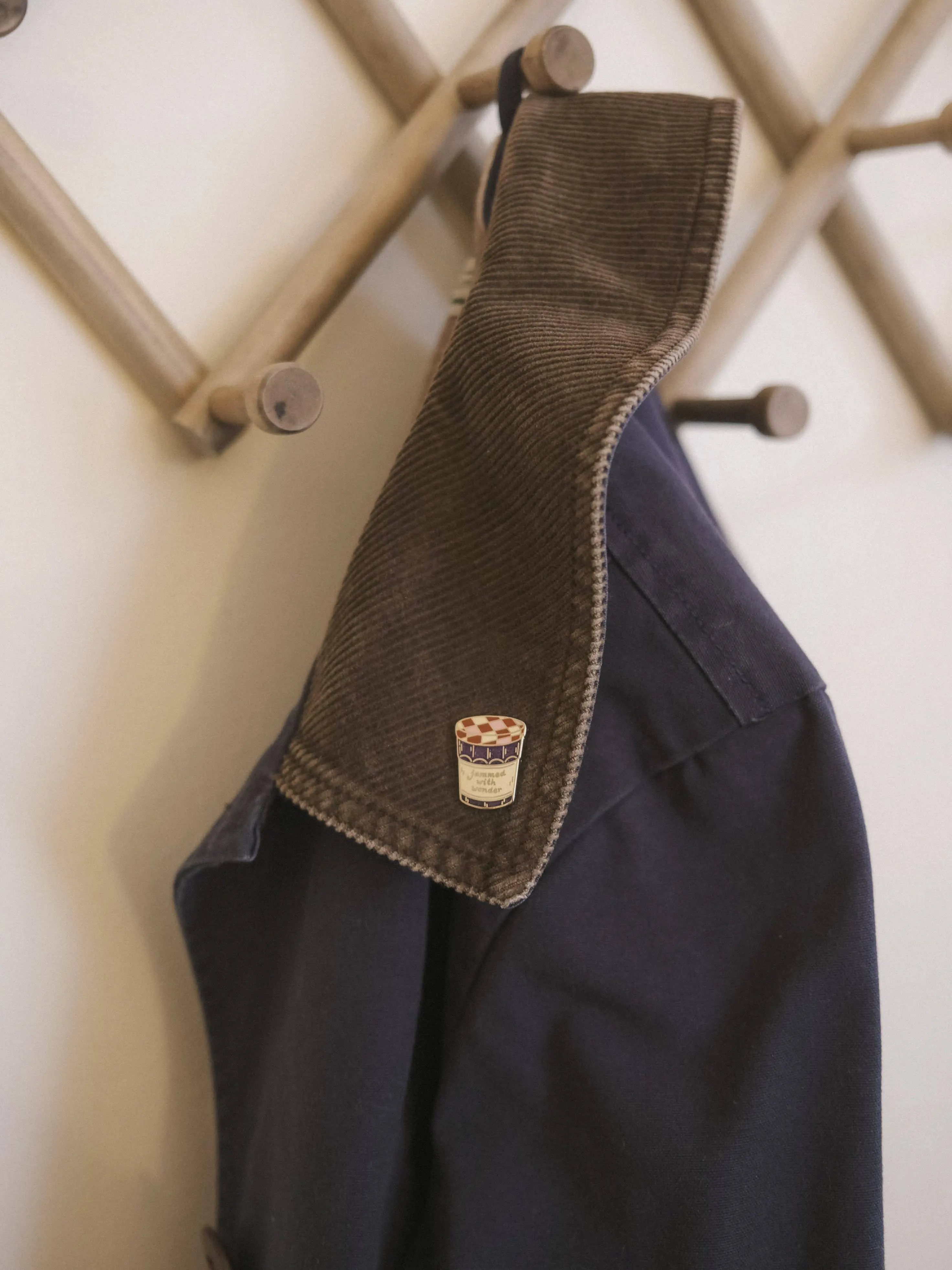 Jammed with Wonder (Grape) Enamel Pin (With Locking Clasp)