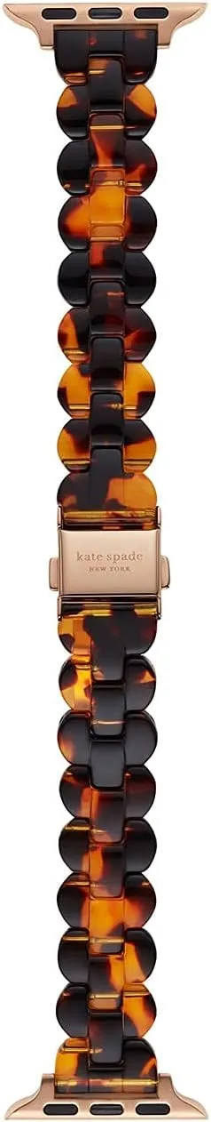 Kate Spade New York Designer Interchangeable Stainless Steel Band Compatible with Your 38/40/41mm Apple Watch Series 9/8/7/6/5/4/3/2/1/SE