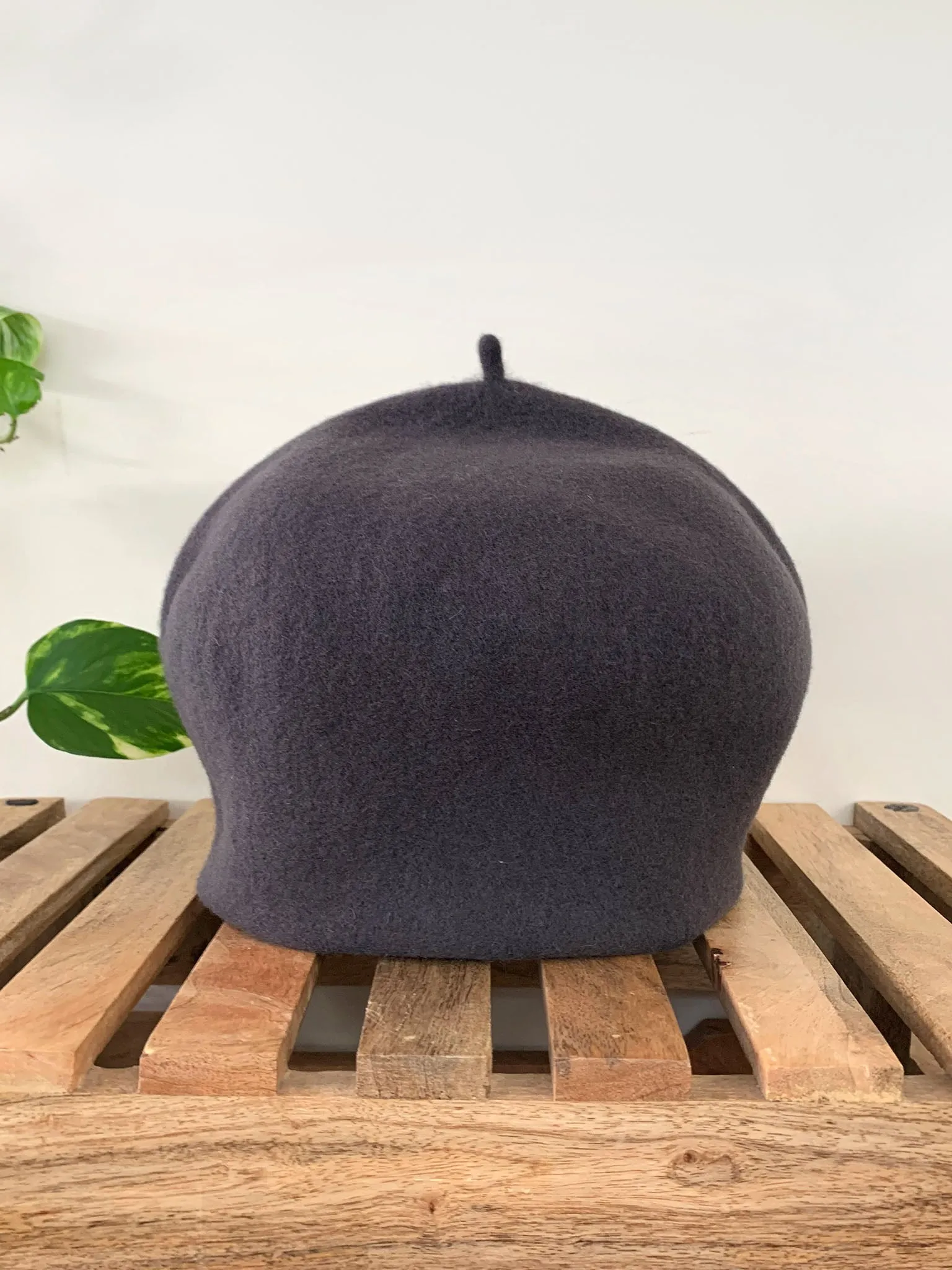 KOPKA Roll Up Woollen Beret - Anthracite