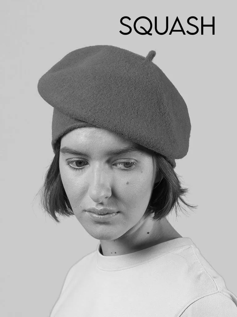 KOPKA Roll Up Woollen Beret - Anthracite