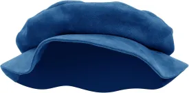 KUOIN Medieval Beret Tudor Flat Cap Faux Suede Bonnet Unisex Renaissance Hat Ren Faire Costume Accessories