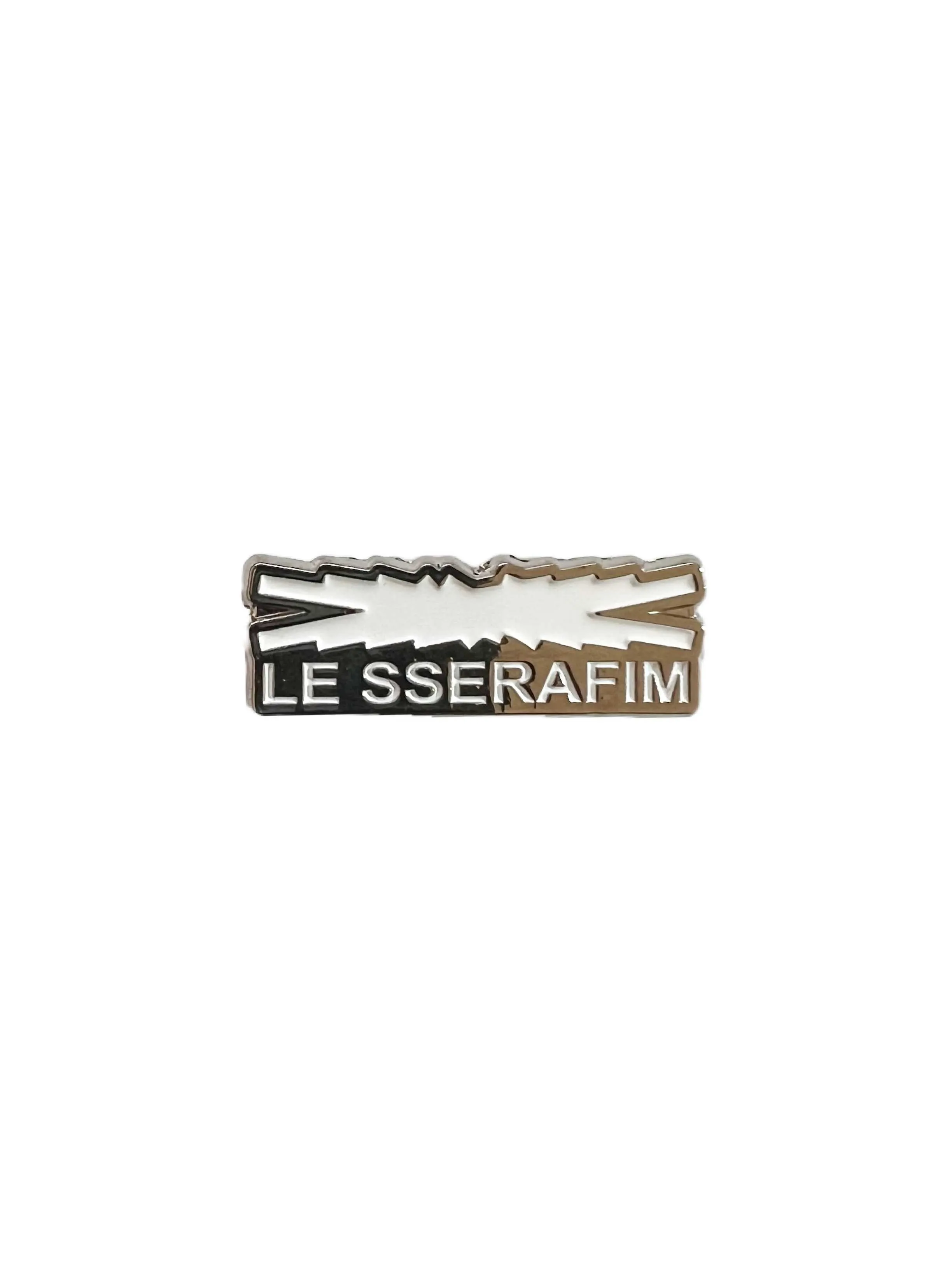 LE SSERAFIM LOGO Enamel Pin Metal Badge