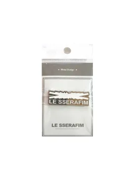 LE SSERAFIM LOGO Enamel Pin Metal Badge