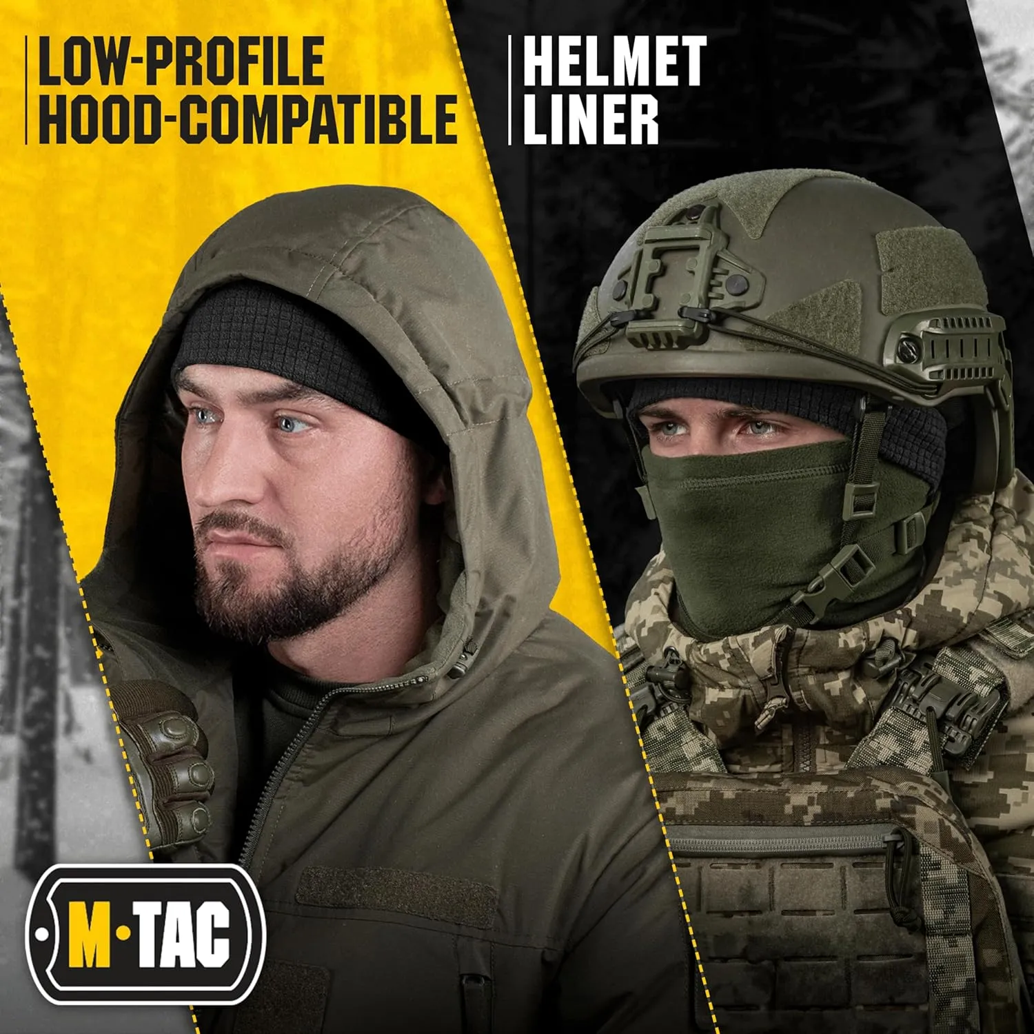 M-Tac Grid Fleece Beanie - Tactical Watch Cap - Breathable Hat Lightweight Scull Cap