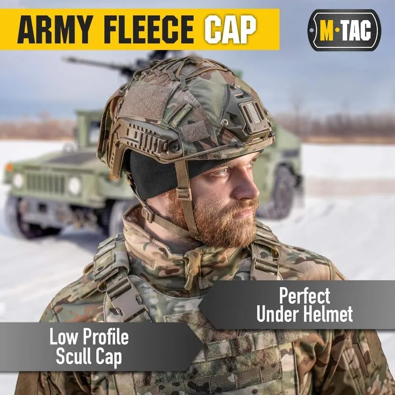 M-Tac Grid Fleece Beanie - Tactical Watch Cap - Breathable Hat Lightweight Scull Cap