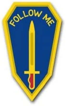 Magnet United States Army Infantry School Unit Crest Decal Magnetic Sticker 3.8"