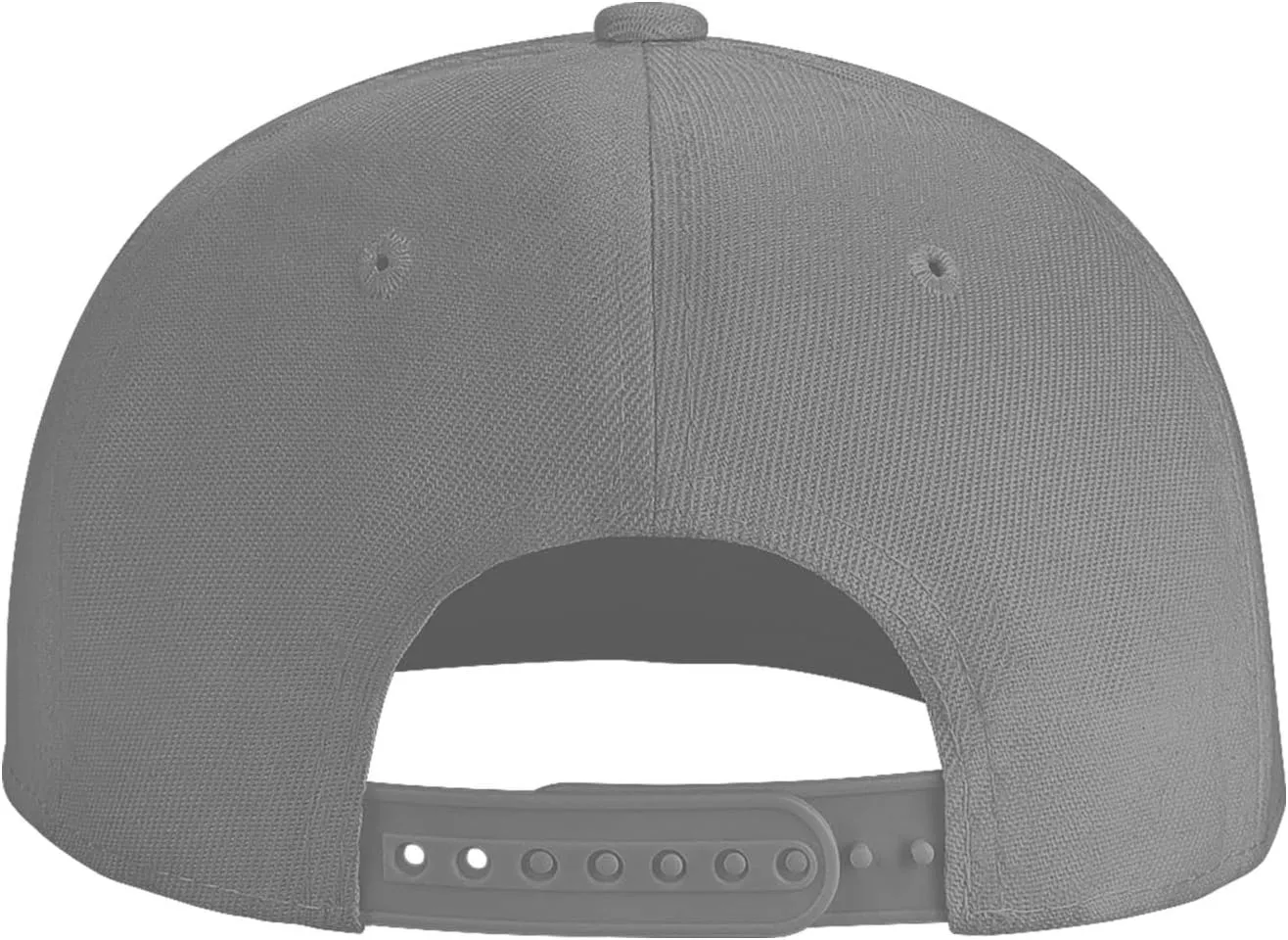 Moose Flat Bill Hat Unisex Fashion Adjustable Flat Brim Hat Black