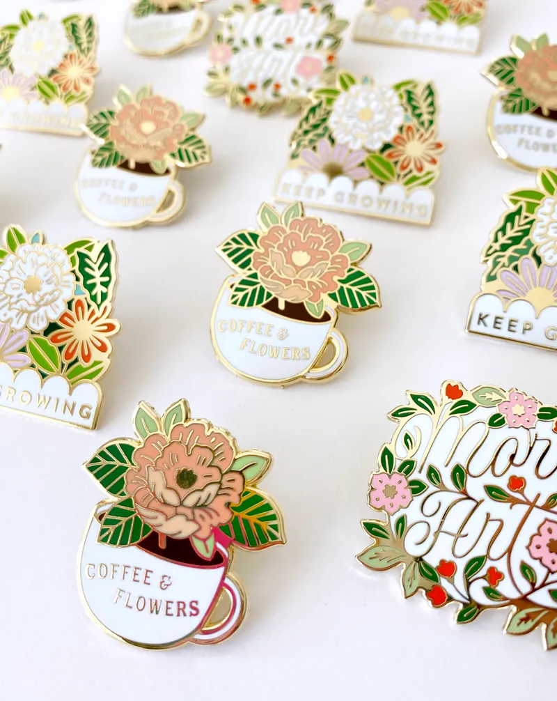 More Art Enamel Pin