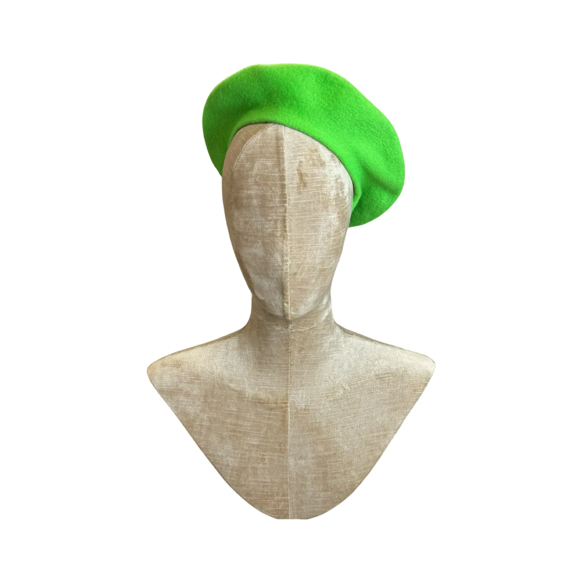 Neon Green Basque Beret