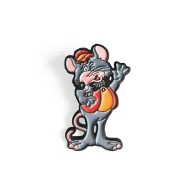 Pizza Rat Enamel Pin