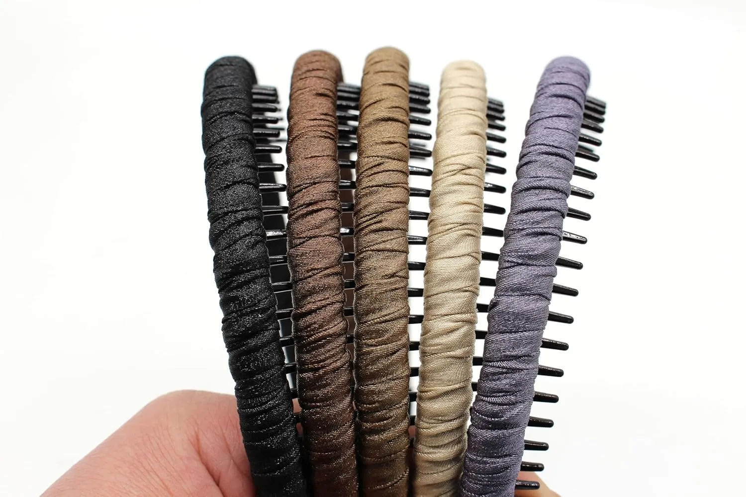Plastic Headbands for Women,Non Slip Hair Bands for women's hair,headband with teeth Suitable Spa,Yoga,Sports and Daily Use (Pack of 4)
