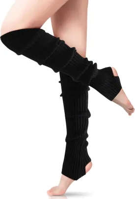 Pleneal Leg Warmers for Women - Fashion Warm Ribbed Knit Leg Warmers 80s Accessories for Party Sports Yoga Dance