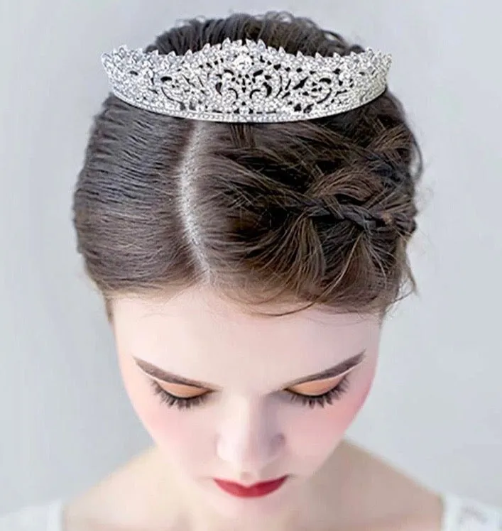 "Belinda" - Wedding Crystal Tiara