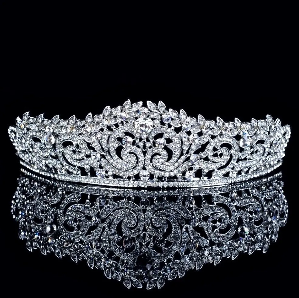 "Belinda" - Wedding Crystal Tiara