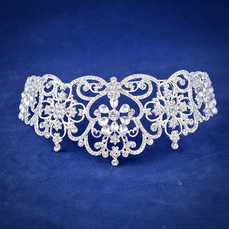 "Quinn" - Wedding Crystal Tiara