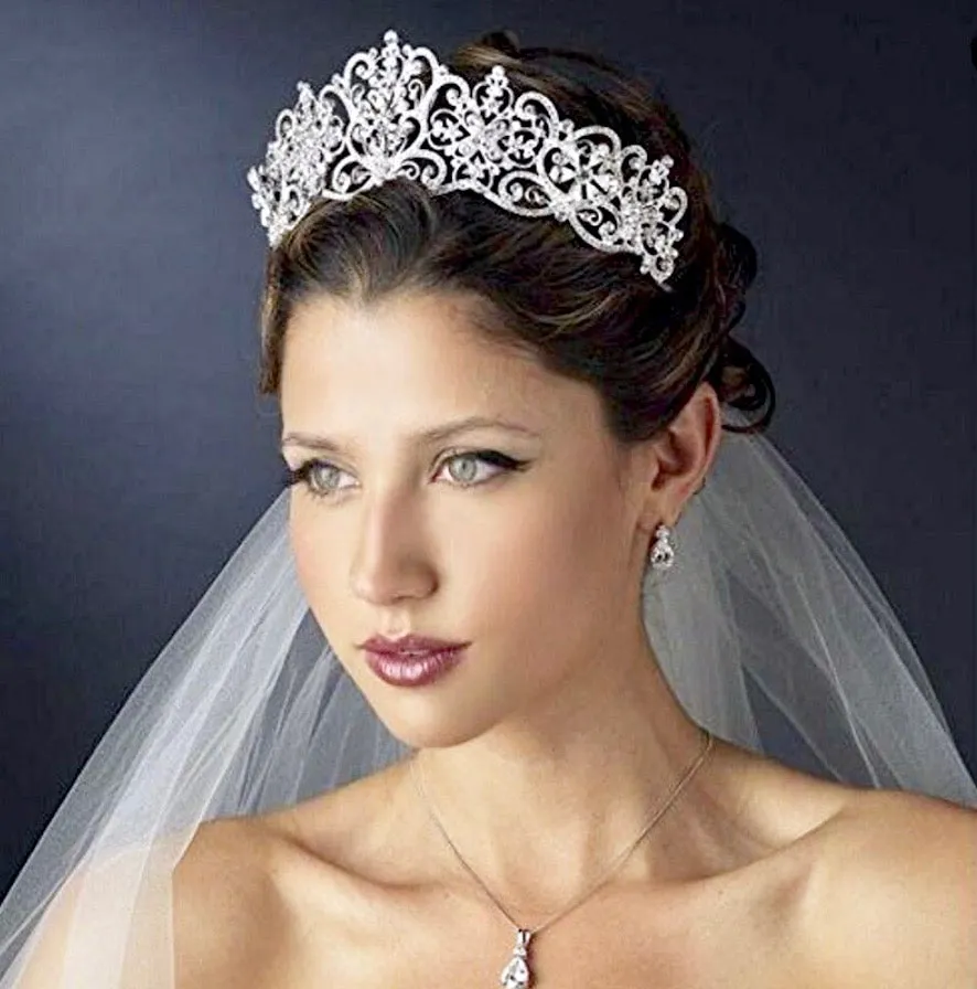 "Quinn" - Wedding Crystal Tiara
