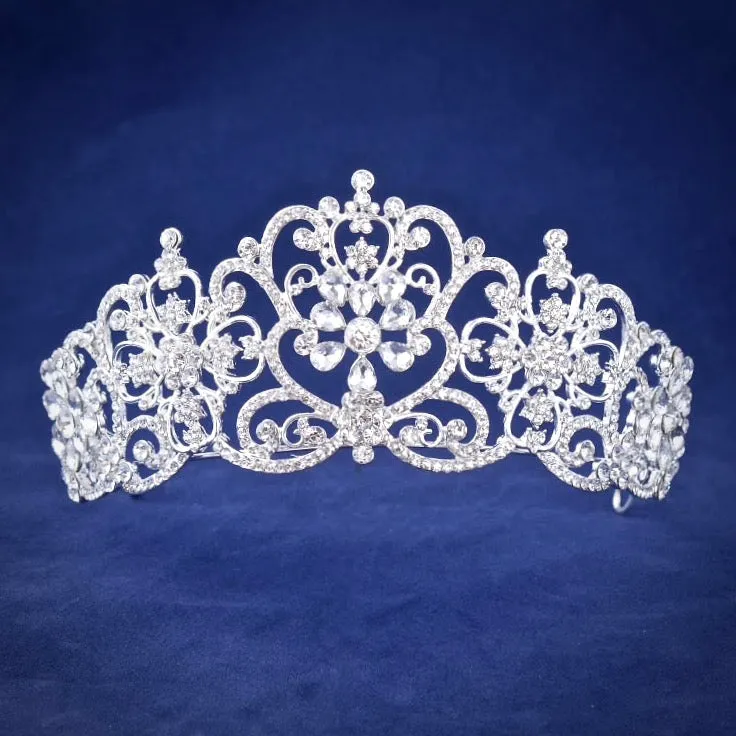 "Quinn" - Wedding Crystal Tiara
