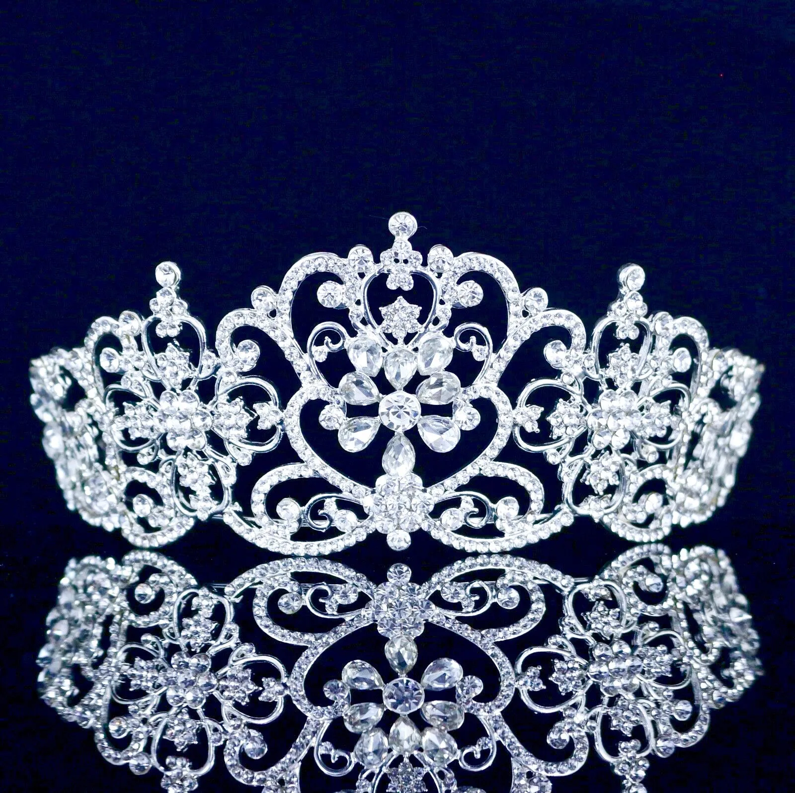 "Quinn" - Wedding Crystal Tiara