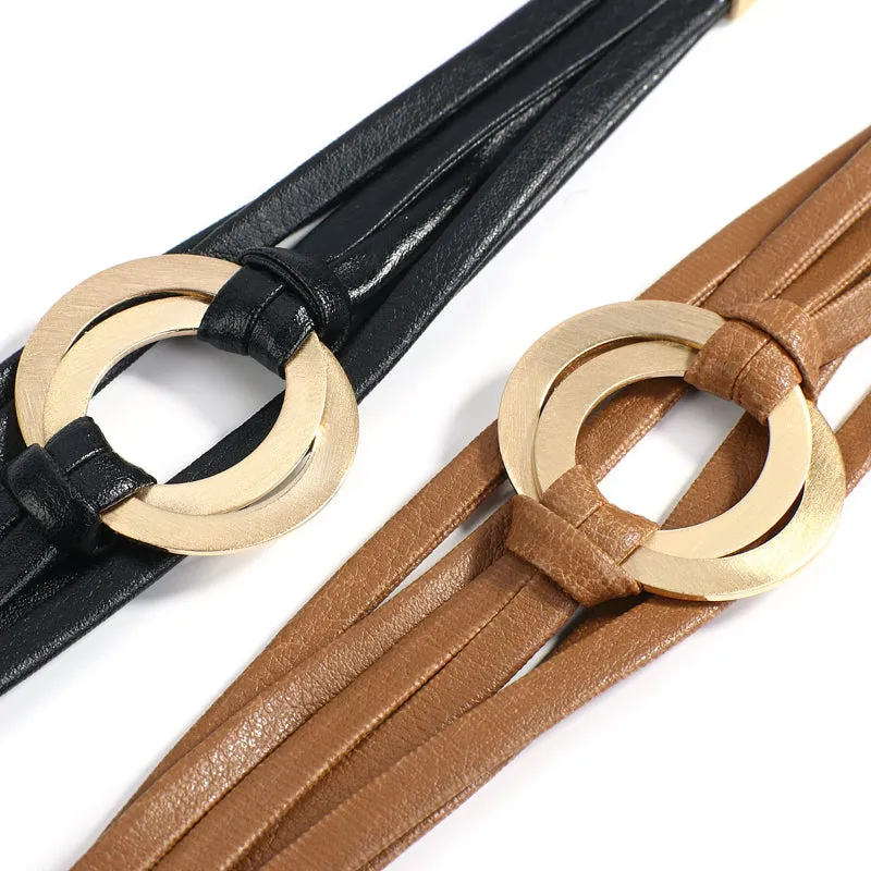 Round Buckle Multi-layer Boho Bracelets