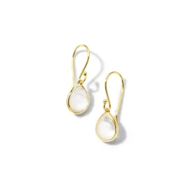Teeny Teardrop Earrings in 18K Gold